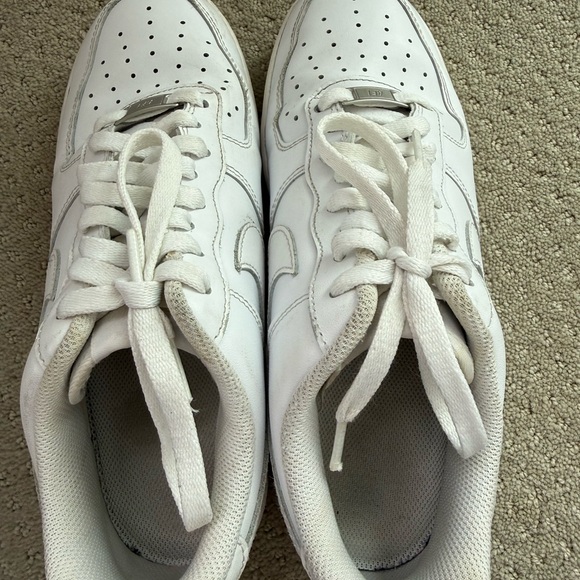 Nike Air Force 1 Low White Sneakers - Picture 12 of 13